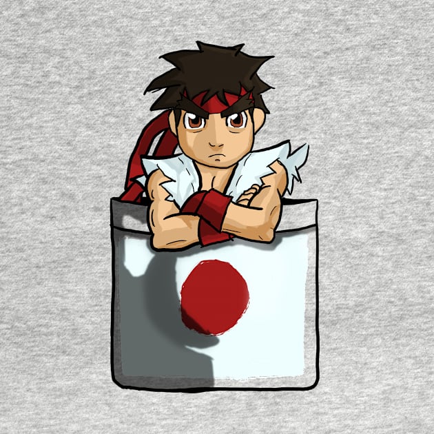 Street Fighter Pocket Pals - #1 Ryu by vpdesign